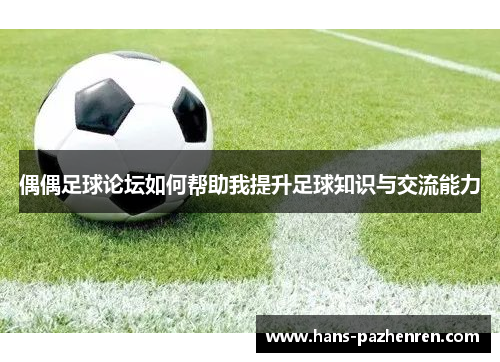 偶偶足球论坛如何帮助我提升足球知识与交流能力
